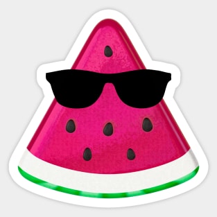 Cool Watermelon Slice Sticker